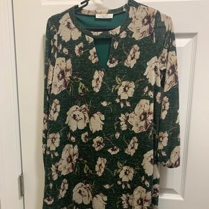 Floral Long sleeved dress